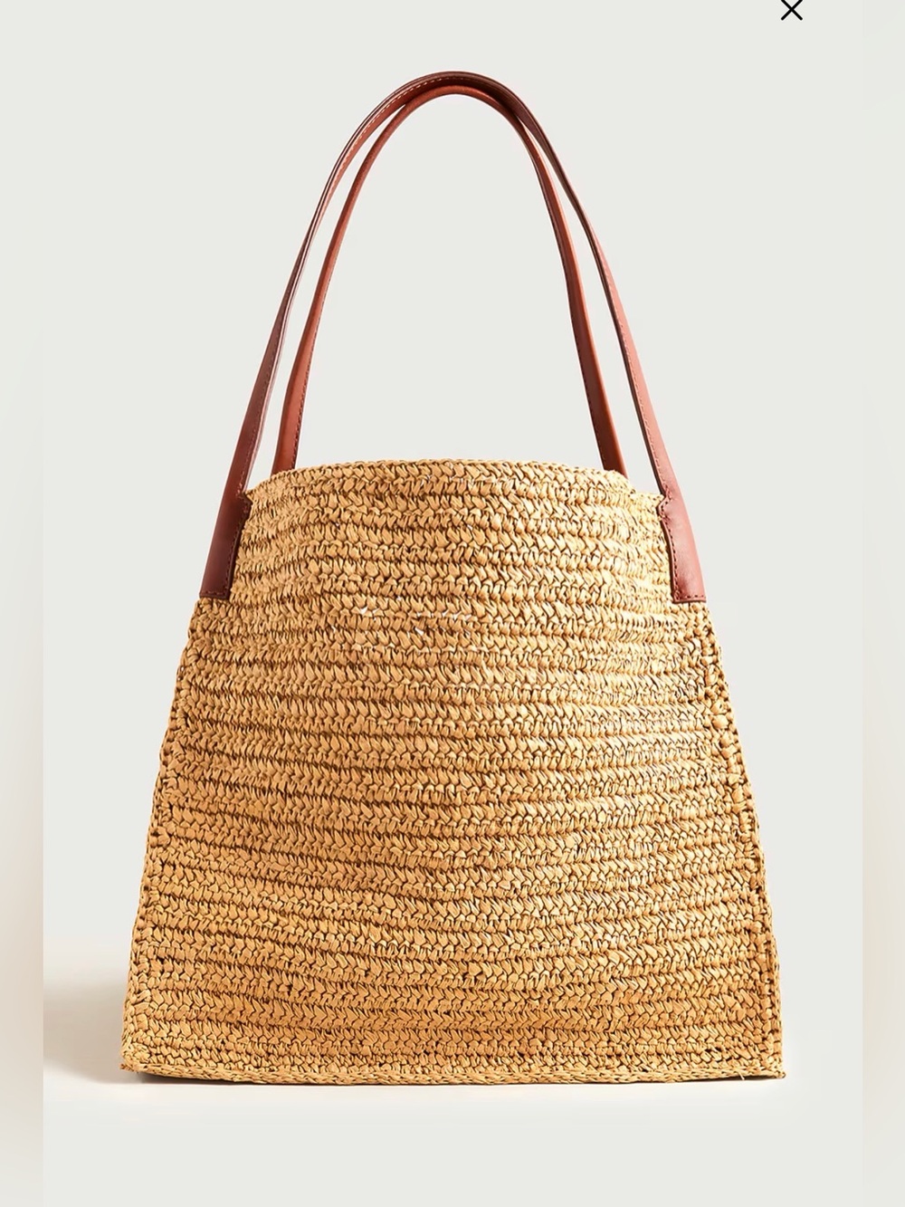 J CREW Large handknotted packable tote bag $148 - Picture 4 of 10
